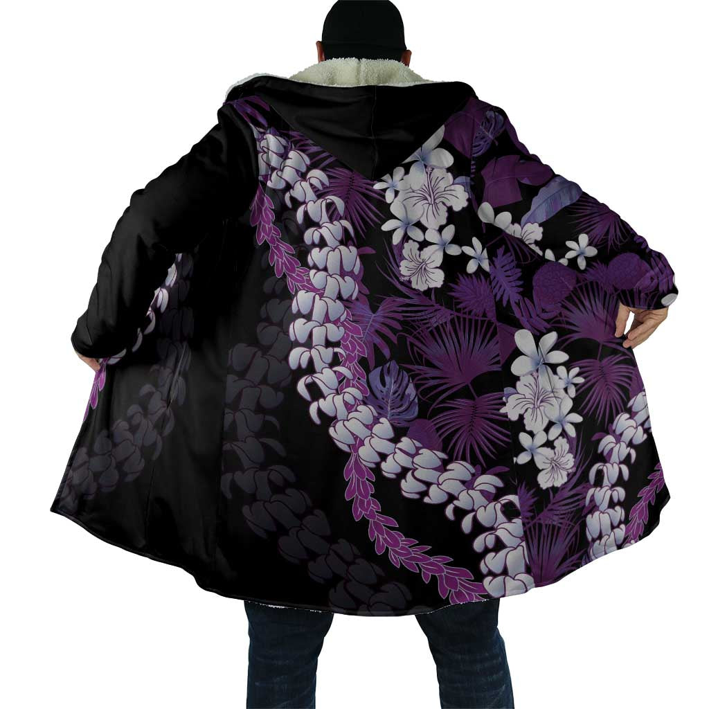 Poni Aloha Hawaii Lei Cloak Tropical Flowers Elegant Vibe - Polynesian Pride