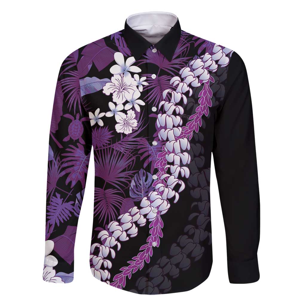 Poni Aloha Hawaii Lei Family Matching Mermaid Dress and Hawaiian Shirt Tropical Flowers Elegant Vibe - Polynesian Pride