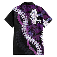 Poni Aloha Hawaii Lei Family Matching Puletasi and Hawaiian Shirt Tropical Flowers Elegant Vibe - Polynesian Pride