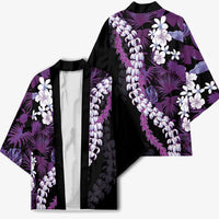 Poni Aloha Hawaii Lei Kimono Tropical Flowers Elegant Vibe - Polynesian Pride