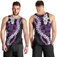 Poni Aloha Hawaii Lei Men Tank Top Tropical Flowers Elegant Vibe - Polynesian Pride