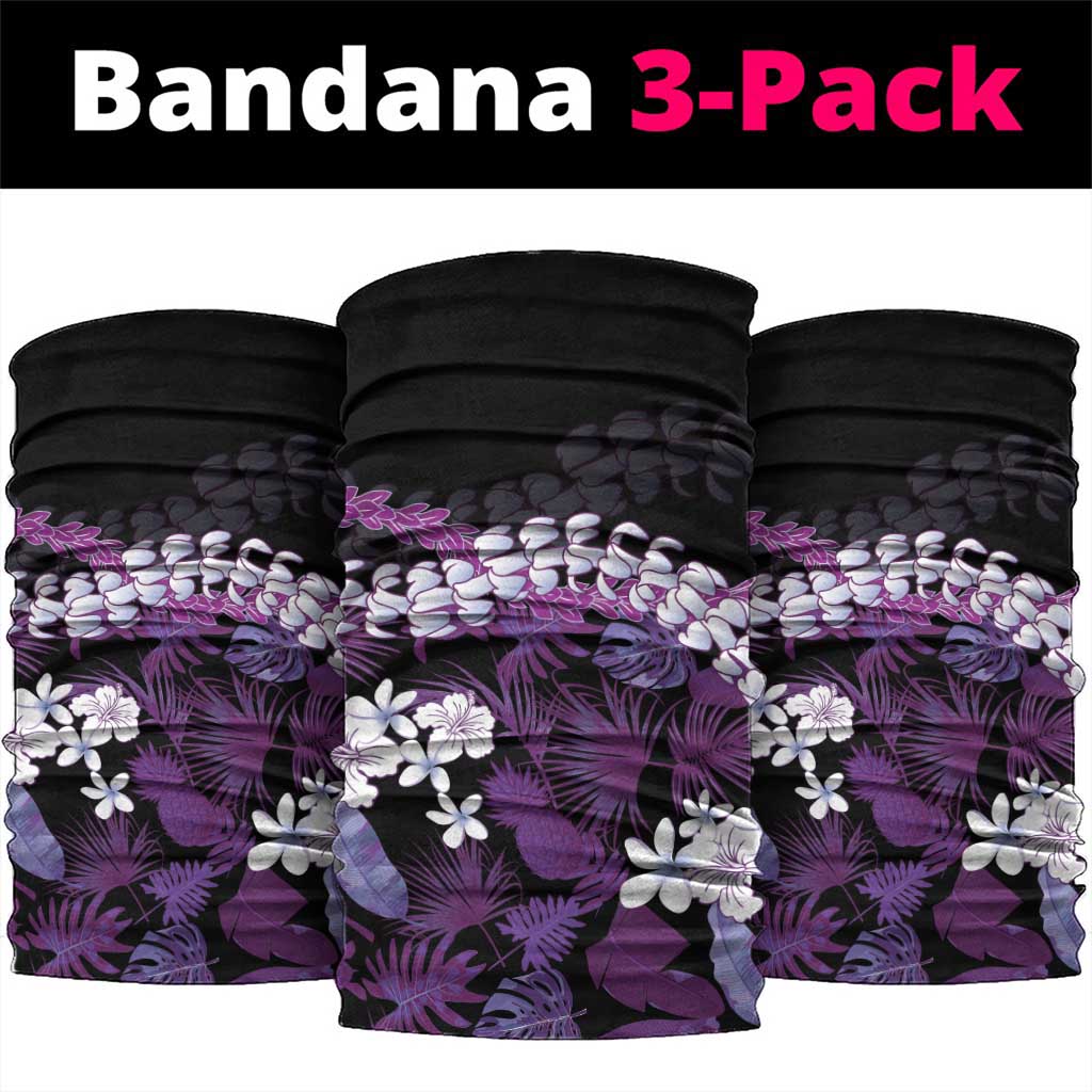 Poni Aloha Hawaii Lei Neck Gaiter Tropical Flowers Elegant Vibe - Polynesian Pride