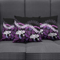 Poni Aloha Hawaii Lei Pillow Cover Tropical Flowers Elegant Vibe - Polynesian Pride