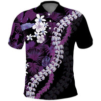 Poni Aloha Hawaii Lei Polo Shirt Tropical Flowers Elegant Vibe - Polynesian Pride