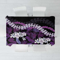 Poni Aloha Hawaii Lei Tablecloth Tropical Flowers Elegant Vibe - Polynesian Pride