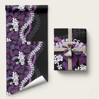 Poni Aloha Hawaii Lei Wrapping Paper Tropical Flowers Elegant Vibe - Polynesian Pride