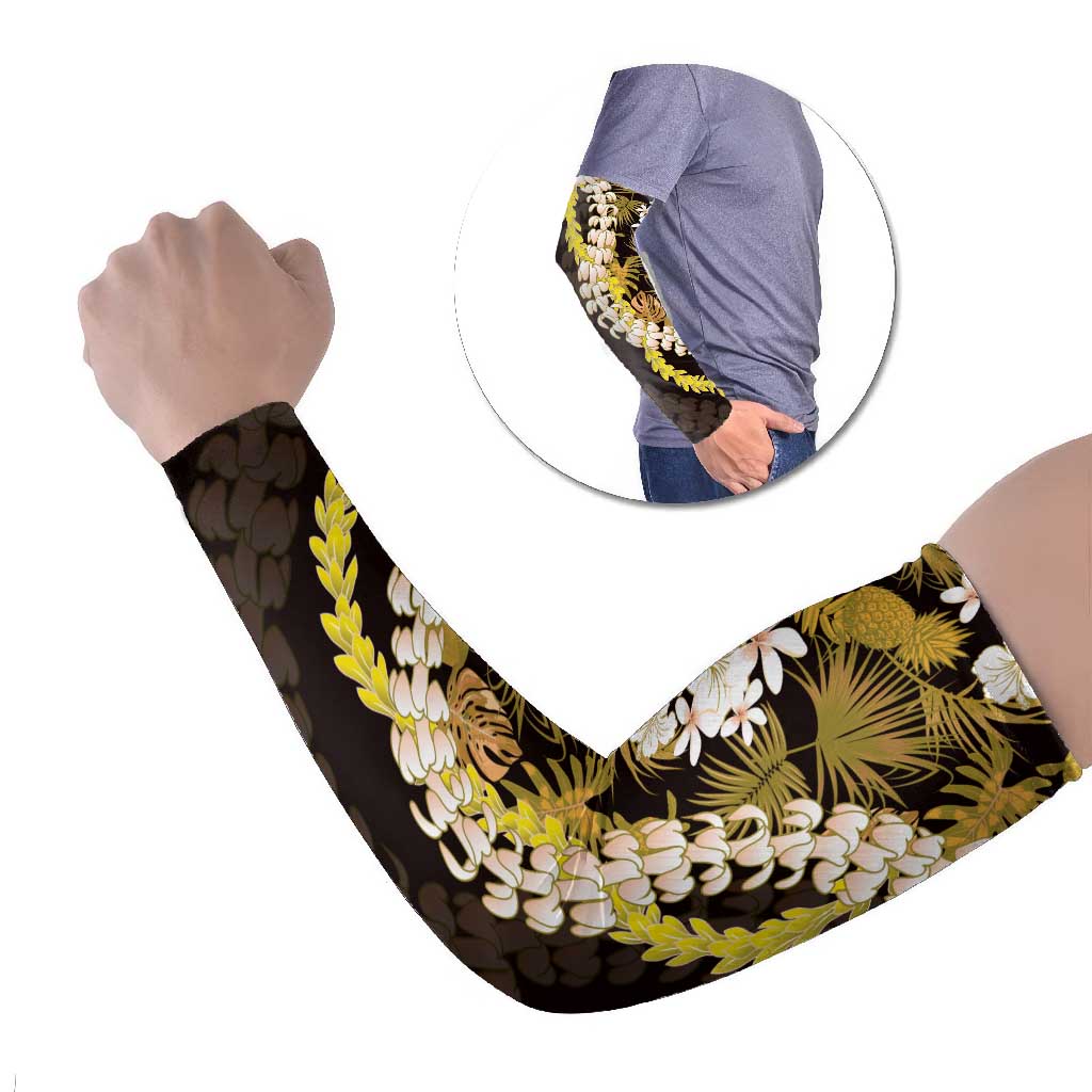 Kula Aloha Hawaii Lei Arm Sleeves Tropical Flowers Elegant Vibe - Polynesian Pride