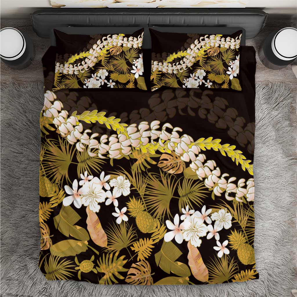 Kula Aloha Hawaii Lei Bedding Set Tropical Flowers Elegant Vibe - Polynesian Pride