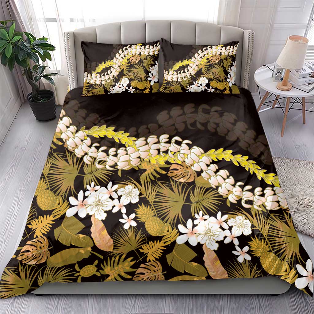 Kula Aloha Hawaii Lei Bedding Set Tropical Flowers Elegant Vibe - Polynesian Pride