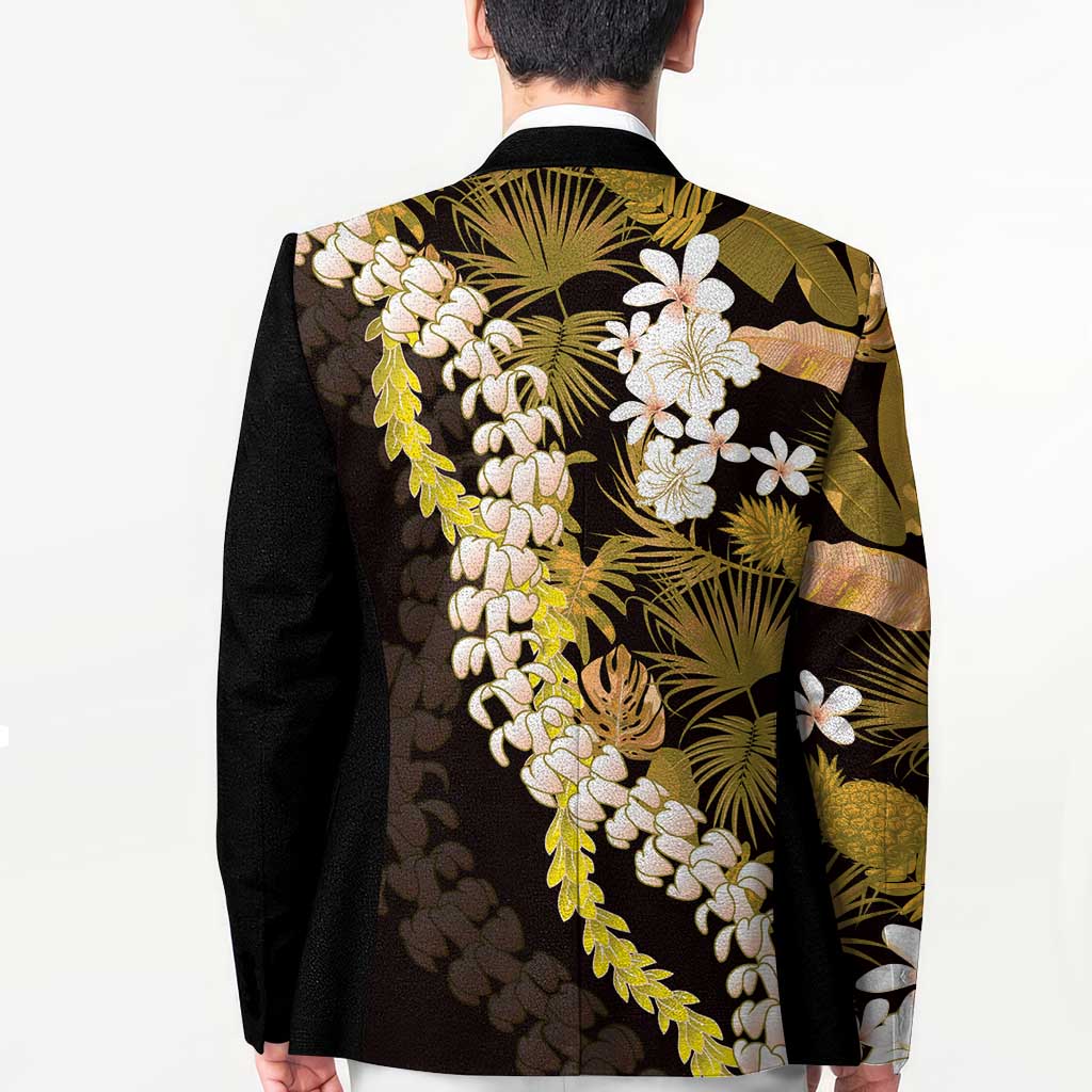 Kula Aloha Hawaii Lei Blazer Tropical Flowers Elegant Vibe - Polynesian Pride