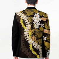 Kula Aloha Hawaii Lei Blazer Tropical Flowers Elegant Vibe - Polynesian Pride
