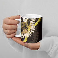 Kula Aloha Hawaii Lei Ceramic Mug Tropical Flowers Elegant Vibe - Polynesian Pride