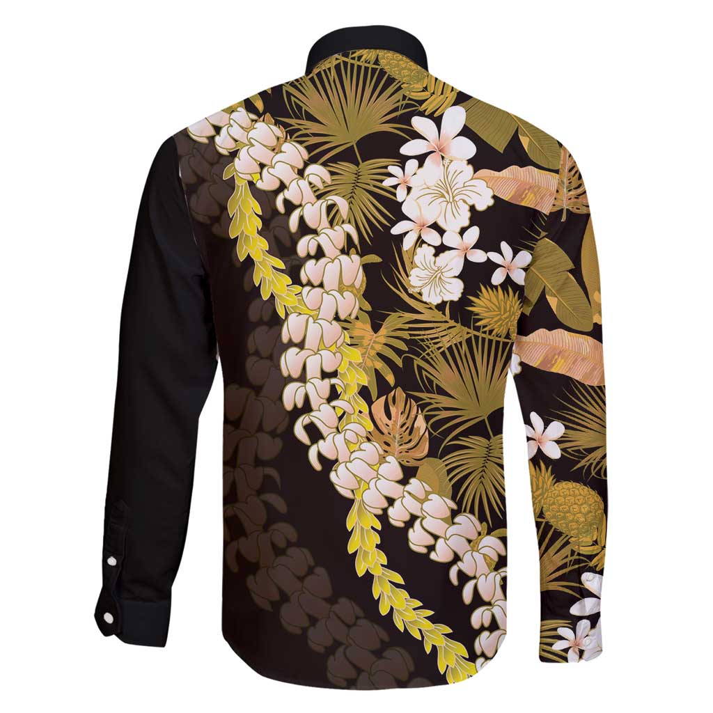 Kula Aloha Hawaii Lei Family Matching Mermaid Dress and Hawaiian Shirt Tropical Flowers Elegant Vibe - Polynesian Pride
