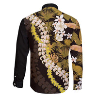 Kula Aloha Hawaii Lei Family Matching Off Shoulder Short Dress and Hawaiian Shirt Tropical Flowers Elegant Vibe - Polynesian Pride