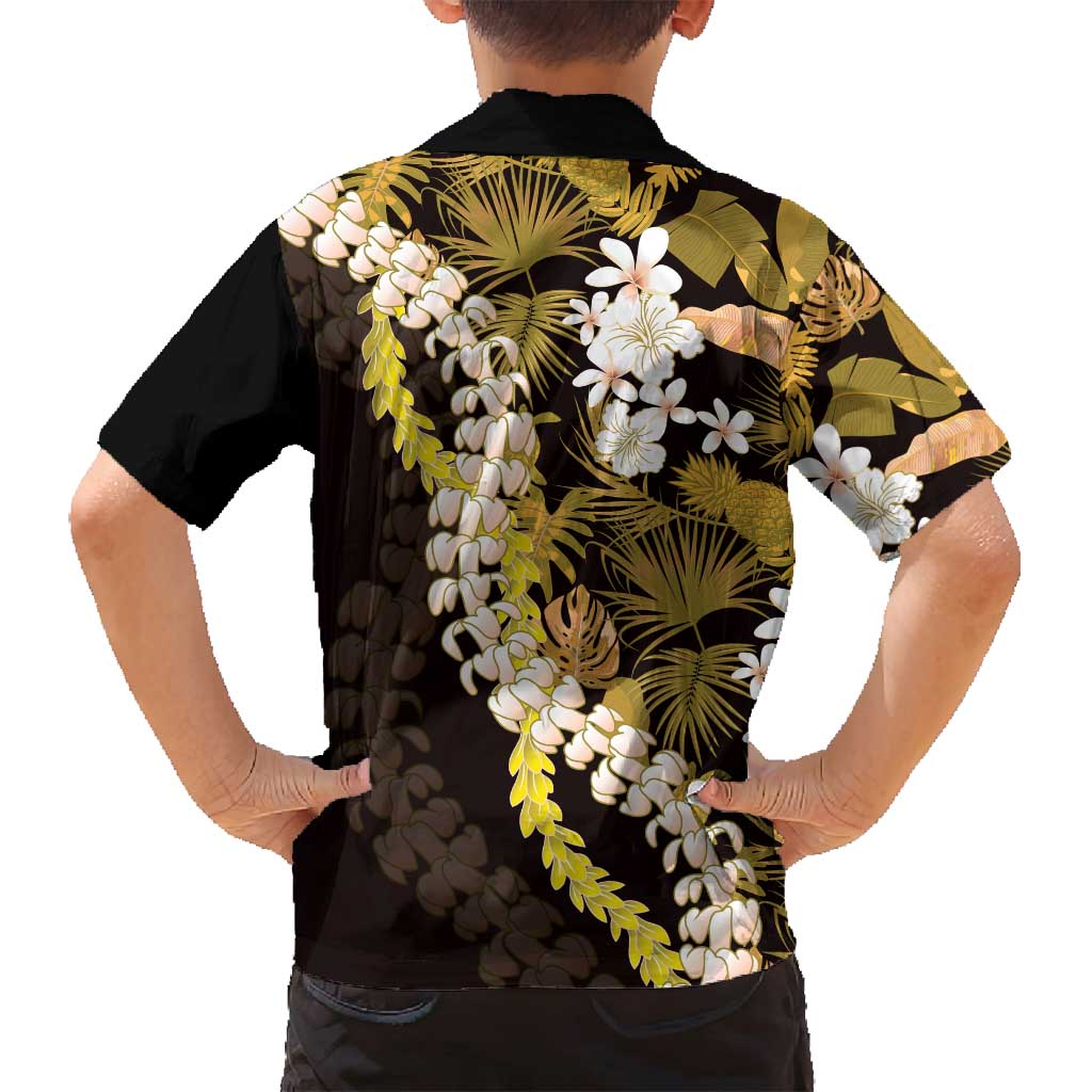 Kula Aloha Hawaii Lei Family Matching Tank Maxi Dress and Hawaiian Shirt Tropical Flowers Elegant Vibe - Polynesian Pride