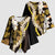 Kula Aloha Hawaii Lei Kimono Sleeve Blouse Tropical Flowers Elegant Vibe - Polynesian Pride