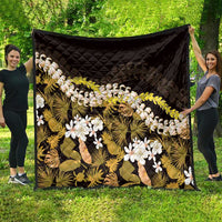 Kula Aloha Hawaii Lei Quilt Tropical Flowers Elegant Vibe - Polynesian Pride