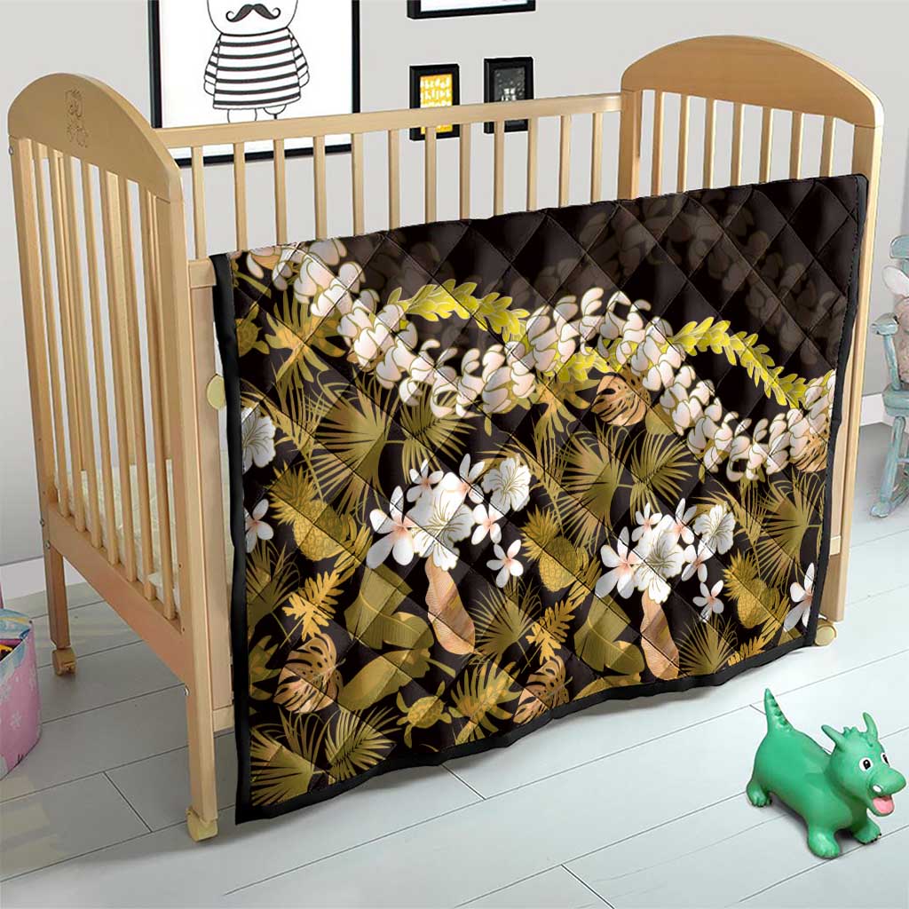 Kula Aloha Hawaii Lei Quilt Tropical Flowers Elegant Vibe - Polynesian Pride