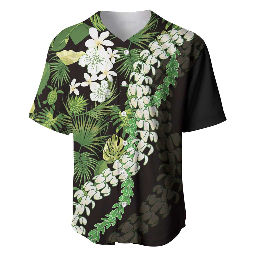 Omaomao Aloha Hawaii Lei Baseball Jersey Tropical Flowers Elegant Vibe - Polynesian Pride