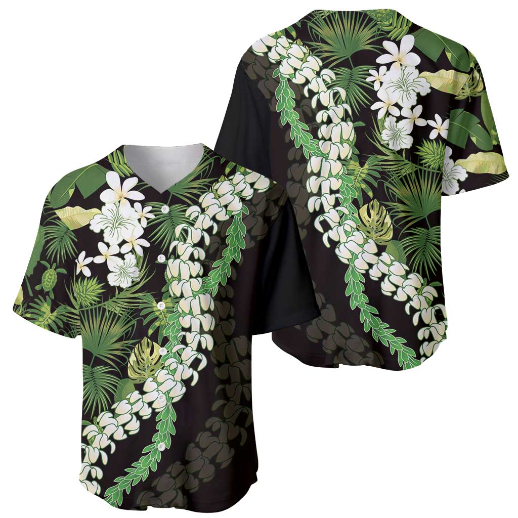 Omaomao Aloha Hawaii Lei Baseball Jersey Tropical Flowers Elegant Vibe - Polynesian Pride