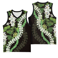 Omaomao Aloha Hawaii Lei Basketball Jersey Tropical Flowers Elegant Vibe - Polynesian Pride