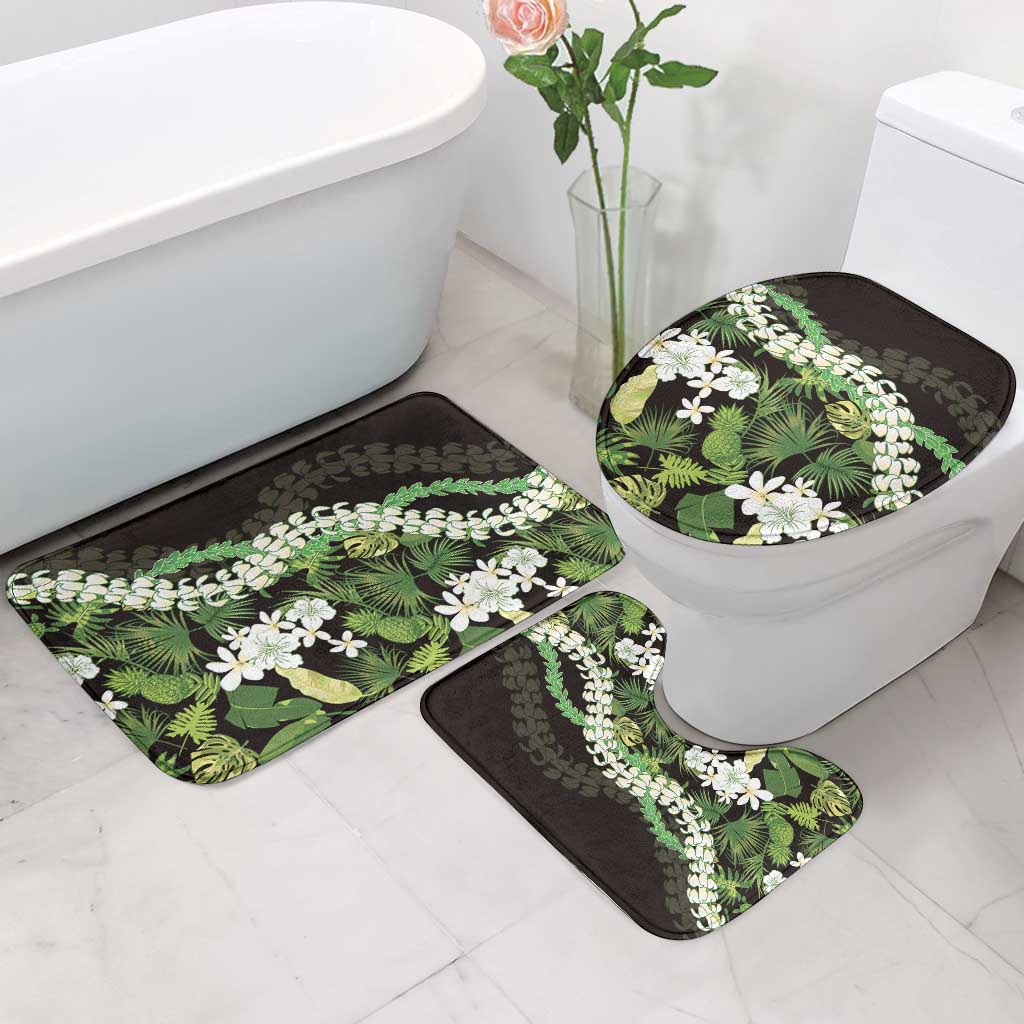 Omaomao Aloha Hawaii Lei Bathroom Set Tropical Flowers Elegant Vibe - Polynesian Pride