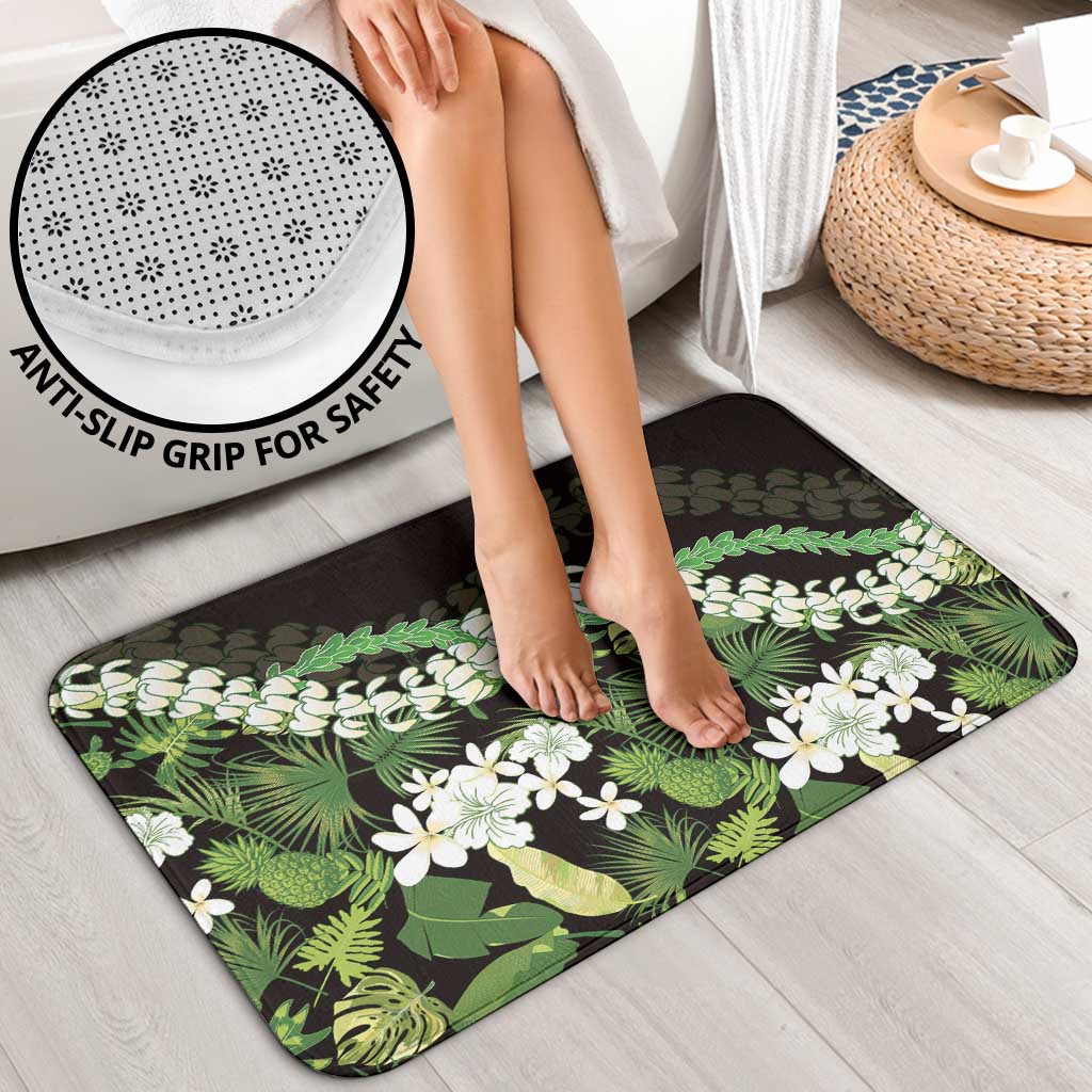 Omaomao Aloha Hawaii Lei Bathroom Set Tropical Flowers Elegant Vibe - Polynesian Pride
