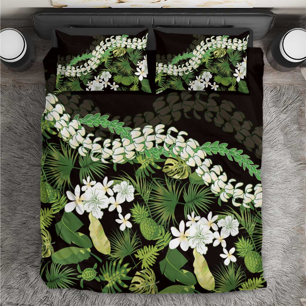 Omaomao Aloha Hawaii Lei Bedding Set Tropical Flowers Elegant Vibe - Polynesian Pride