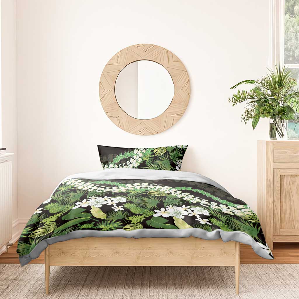 Omaomao Aloha Hawaii Lei Bedding Set Tropical Flowers Elegant Vibe - Polynesian Pride