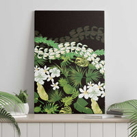 Omaomao Aloha Hawaii Lei Canvas Wall Art Tropical Flowers Elegant Vibe - Polynesian Pride