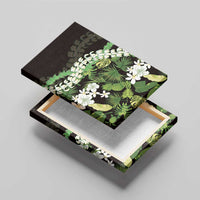 Omaomao Aloha Hawaii Lei Canvas Wall Art Tropical Flowers Elegant Vibe - Polynesian Pride