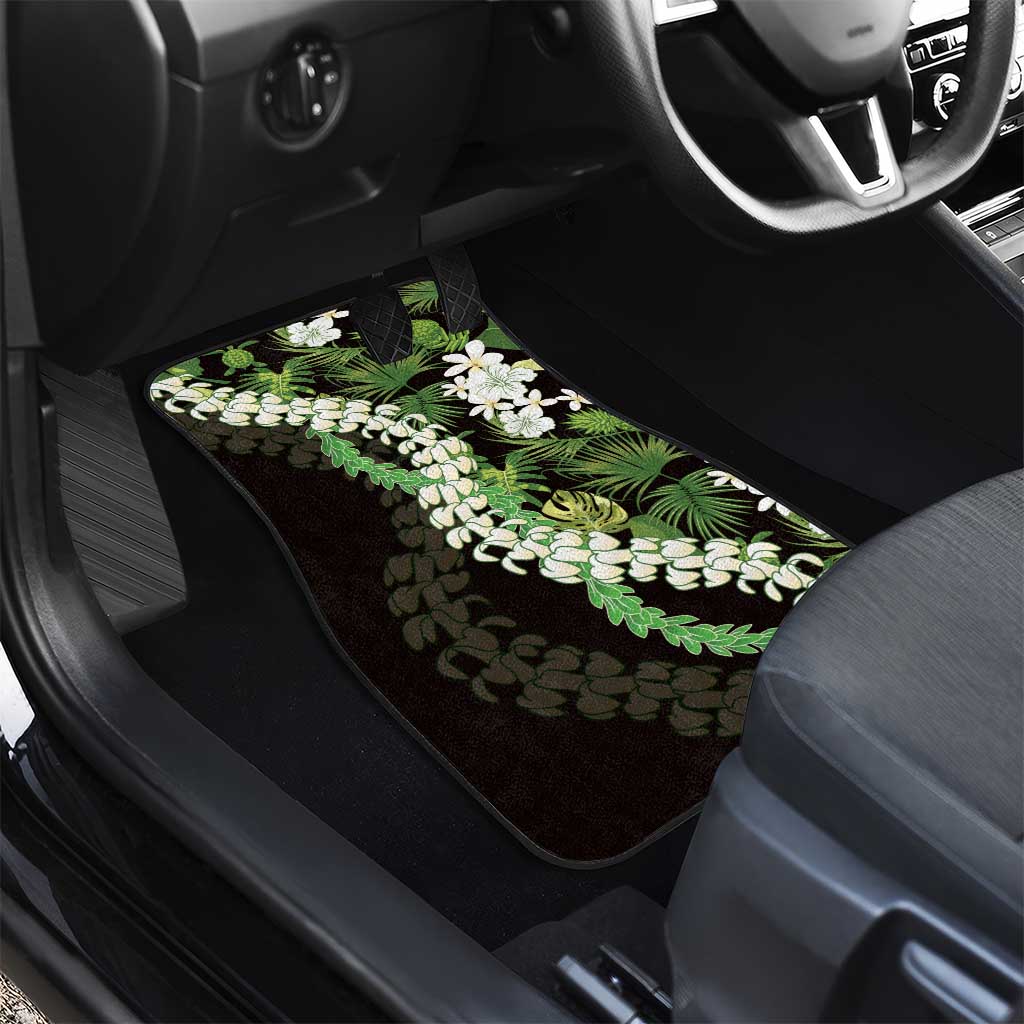 Omaomao Aloha Hawaii Lei Car Mats Tropical Flowers Elegant Vibe - Polynesian Pride
