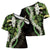 Omaomao Aloha Hawaii Lei Cross Shoulder Shirt Tropical Flowers Elegant Vibe - Polynesian Pride