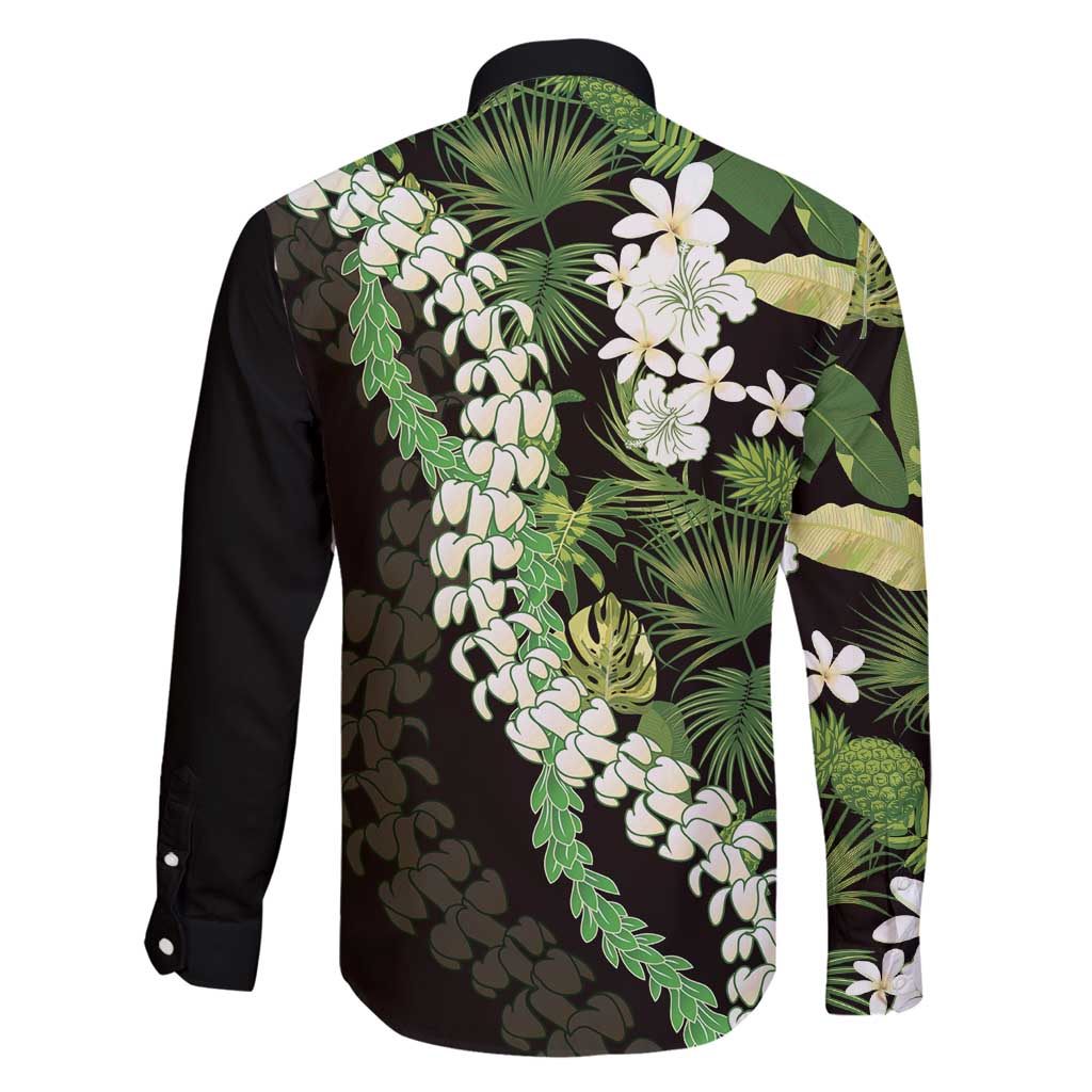 Omaomao Aloha Hawaii Lei Family Matching Summer Maxi Dress and Hawaiian Shirt Tropical Flowers Elegant Vibe - Polynesian Pride