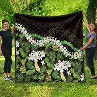 Omaomao Aloha Hawaii Lei Quilt Tropical Flowers Elegant Vibe - Polynesian Pride