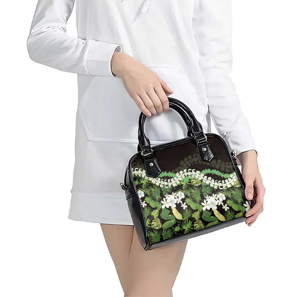 Omaomao Aloha Hawaii Lei Shoulder Handbag Tropical Flowers Elegant Vibe - Polynesian Pride