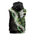 Omaomao Aloha Hawaii Lei Sleeveless Zip Hoodie Tropical Flowers Elegant Vibe - Polynesian Pride