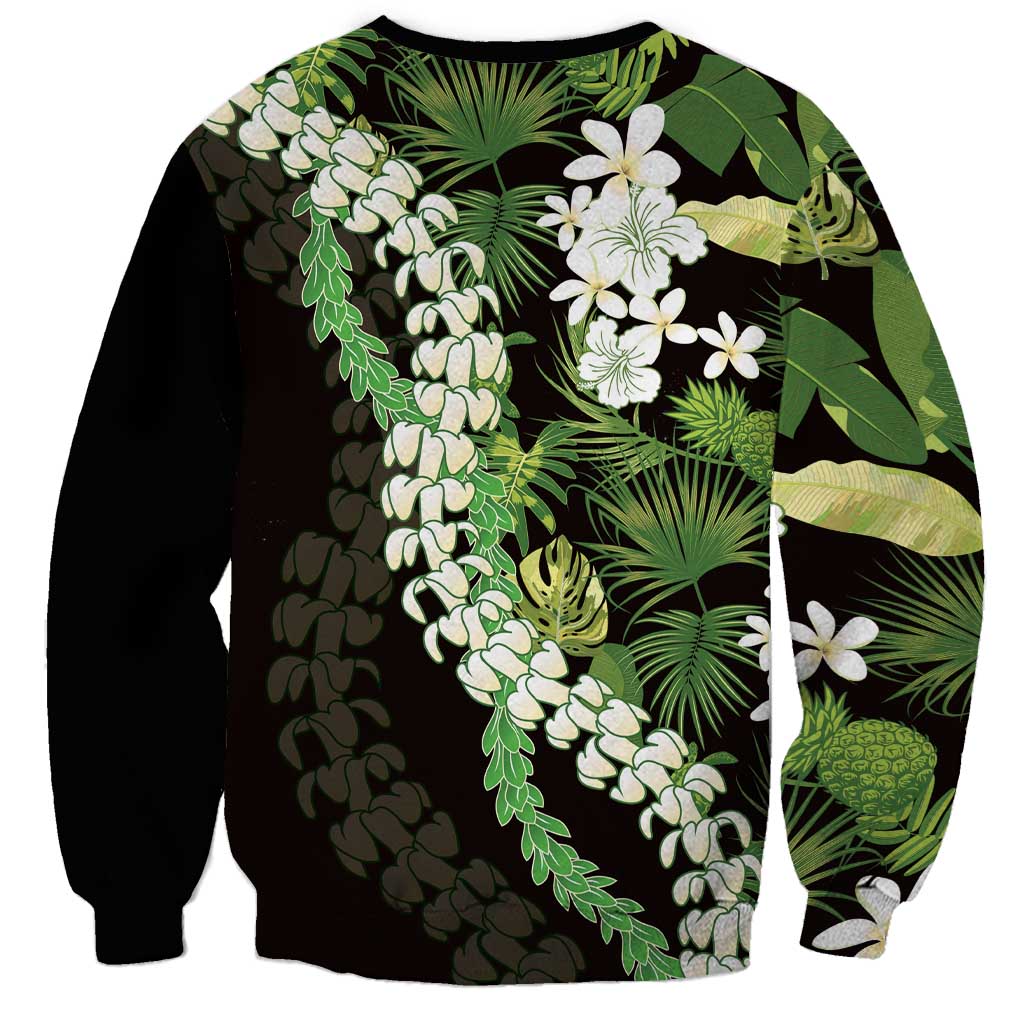Omaomao Aloha Hawaii Lei Sweatshirt Tropical Flowers Elegant Vibe - Polynesian Pride