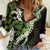 Omaomao Aloha Hawaii Lei Women Casual Shirt Tropical Flowers Elegant Vibe - Polynesian Pride