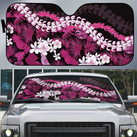 Akala Aloha Hawaii Lei Auto Sun Shade Tropical Flowers Elegant Vibe - Polynesian Pride