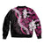 Akala Aloha Hawaii Lei Bomber Jacket Tropical Flowers Elegant Vibe - Polynesian Pride