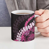 Akala Aloha Hawaii Lei Ceramic Mug Tropical Flowers Elegant Vibe - Polynesian Pride