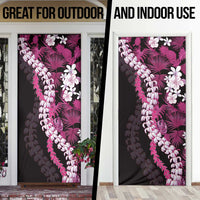 Akala Aloha Hawaii Lei Door Cover Tropical Flowers Elegant Vibe - Polynesian Pride