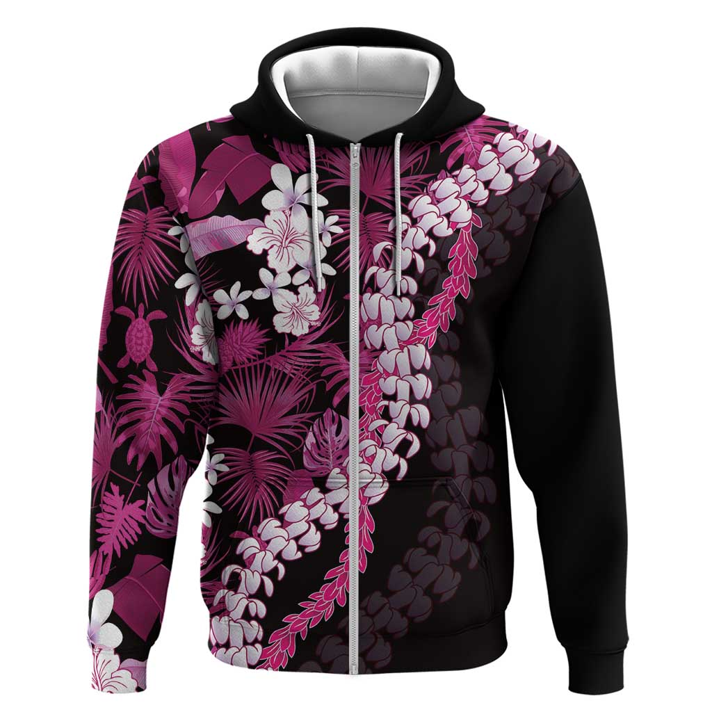 Akala Aloha Hawaii Lei Hoodie Tropical Flowers Elegant Vibe - Polynesian Pride