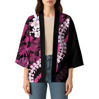 Akala Aloha Hawaii Lei Kimono Tropical Flowers Elegant Vibe - Polynesian Pride