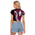 Akala Aloha Hawaii Lei Raglan Cropped T Shirt Tropical Flowers Elegant Vibe - Polynesian Pride