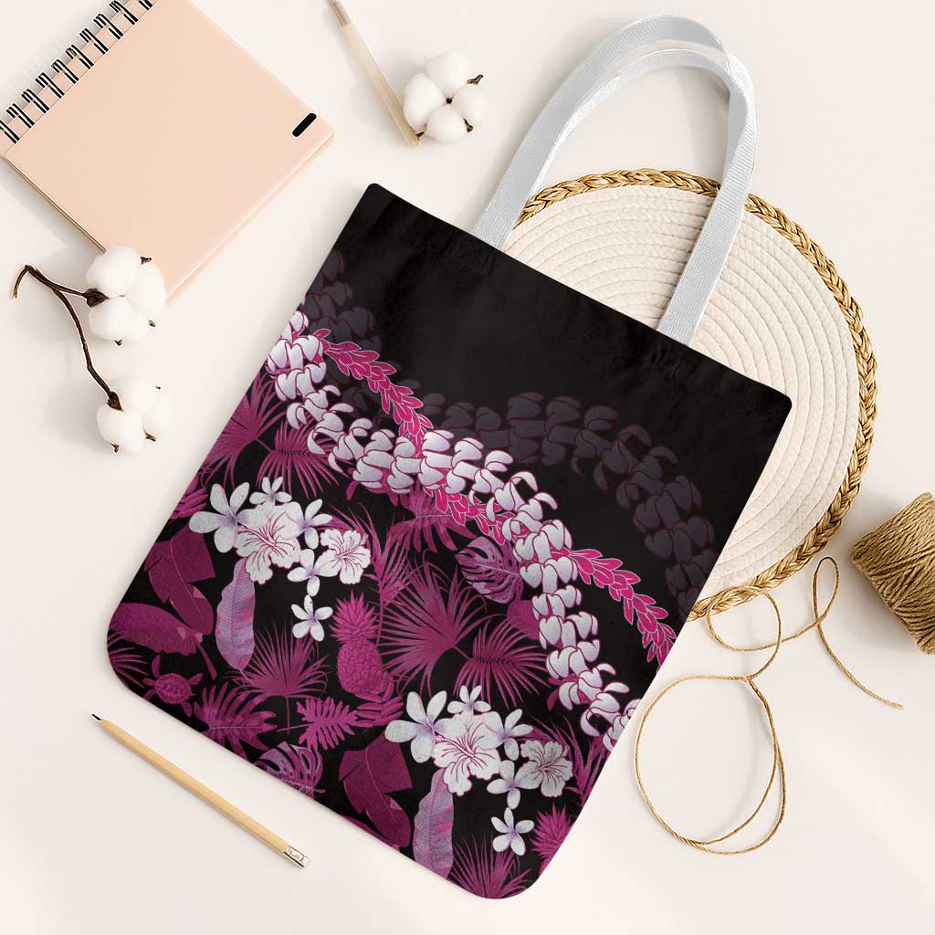 Akala Aloha Hawaii Lei Tote Bag Tropical Flowers Elegant Vibe - Polynesian Pride