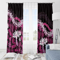 Akala Aloha Hawaii Lei Window Curtain Tropical Flowers Elegant Vibe - Polynesian Pride