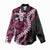 Akala Aloha Hawaii Lei Women Casual Shirt Tropical Flowers Elegant Vibe - Polynesian Pride