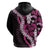 Akala Aloha Hawaii Lei Zip Hoodie Tropical Flowers Elegant Vibe - Polynesian Pride